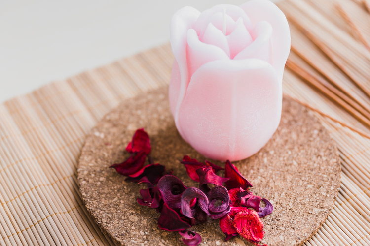 Compositions florales en Savon