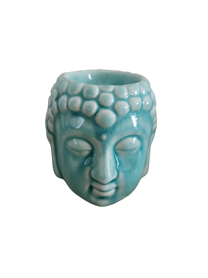 Tête Bouddha - Bleu turquoise