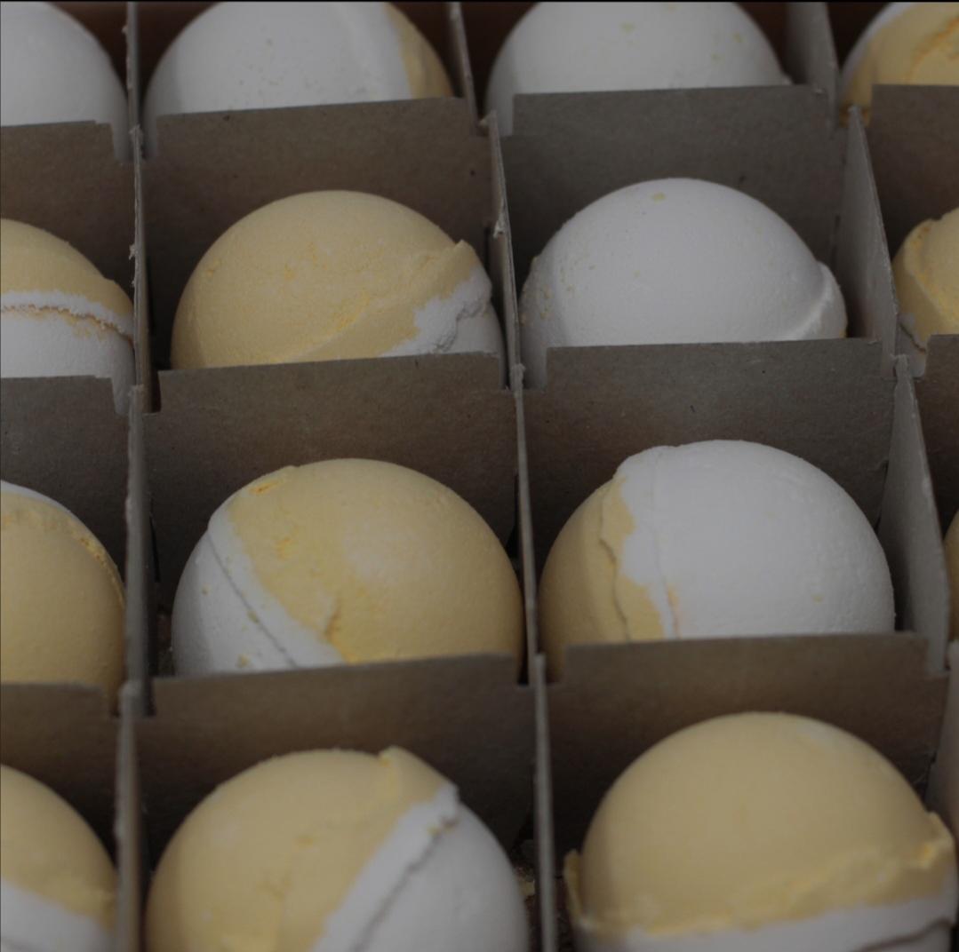 Bombe de bain Tourte citron meringuée