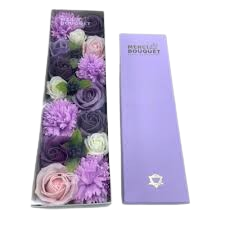 Coffret de Roses en savon - Lavande, rose et Ćillet